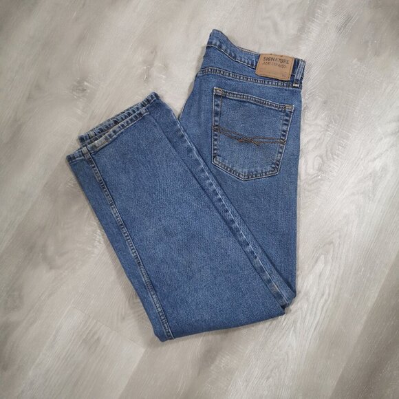 Signature by Levi Strauss S41 Medium Wash Men's Size 36/34 Blue Jeans - Picture 12 of 15